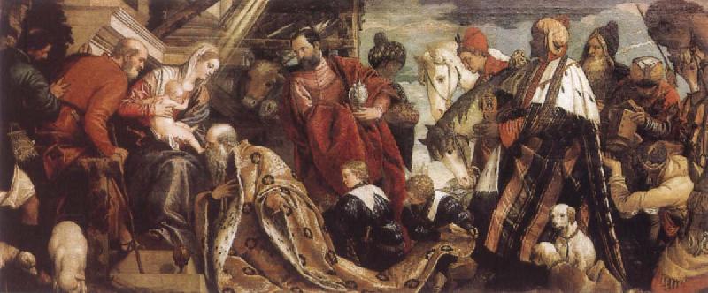 VERONESE (Paolo Caliari) The Adoration of the Magi oil painting picture